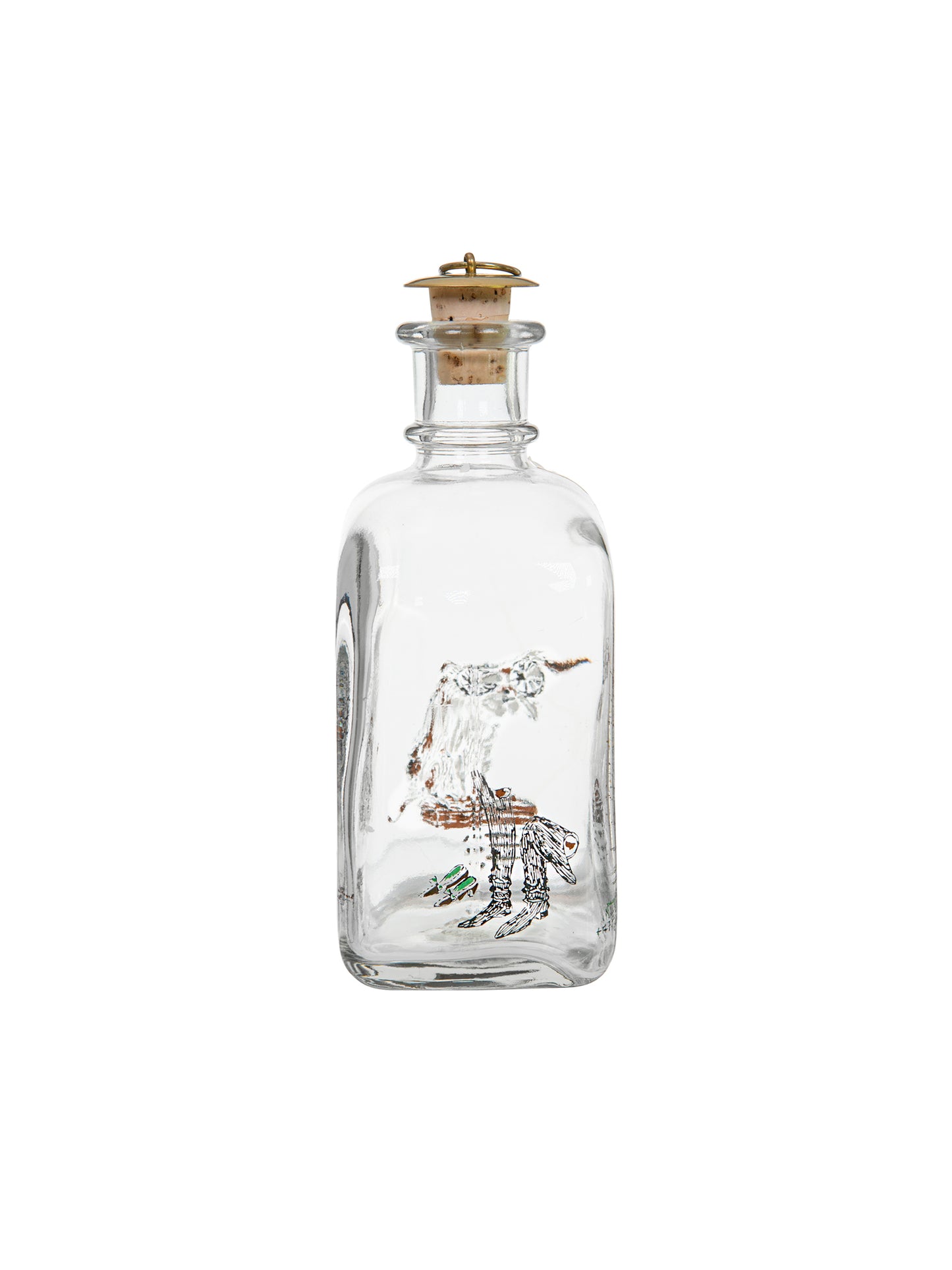 Vintage Holmegaard Tinder Box Glass Bottle Weston Table