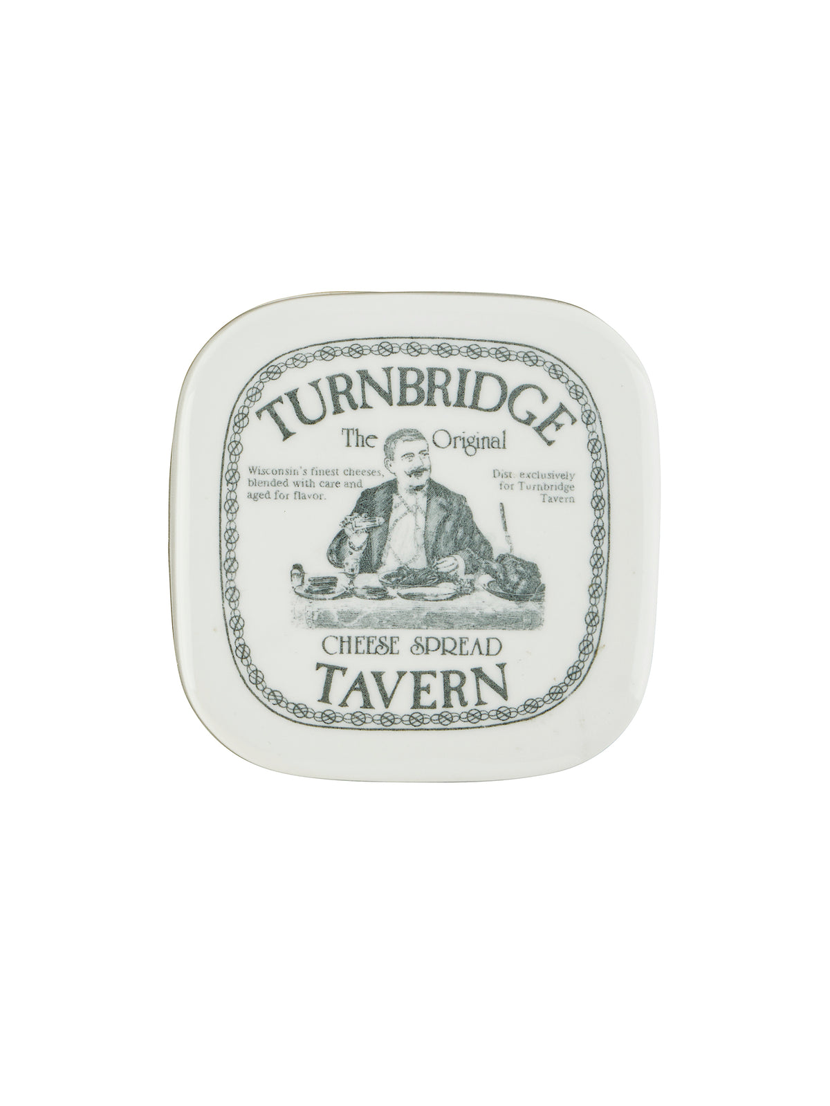 Vintage Turnbridge Tavern Cheese Spread Dish Weston Table