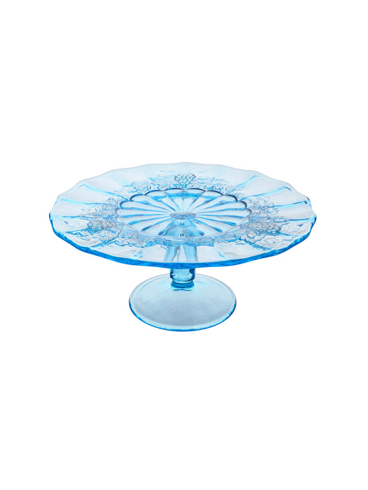 Vintage Westmoreland Grapevine Embossed Cake Stand Weston Table