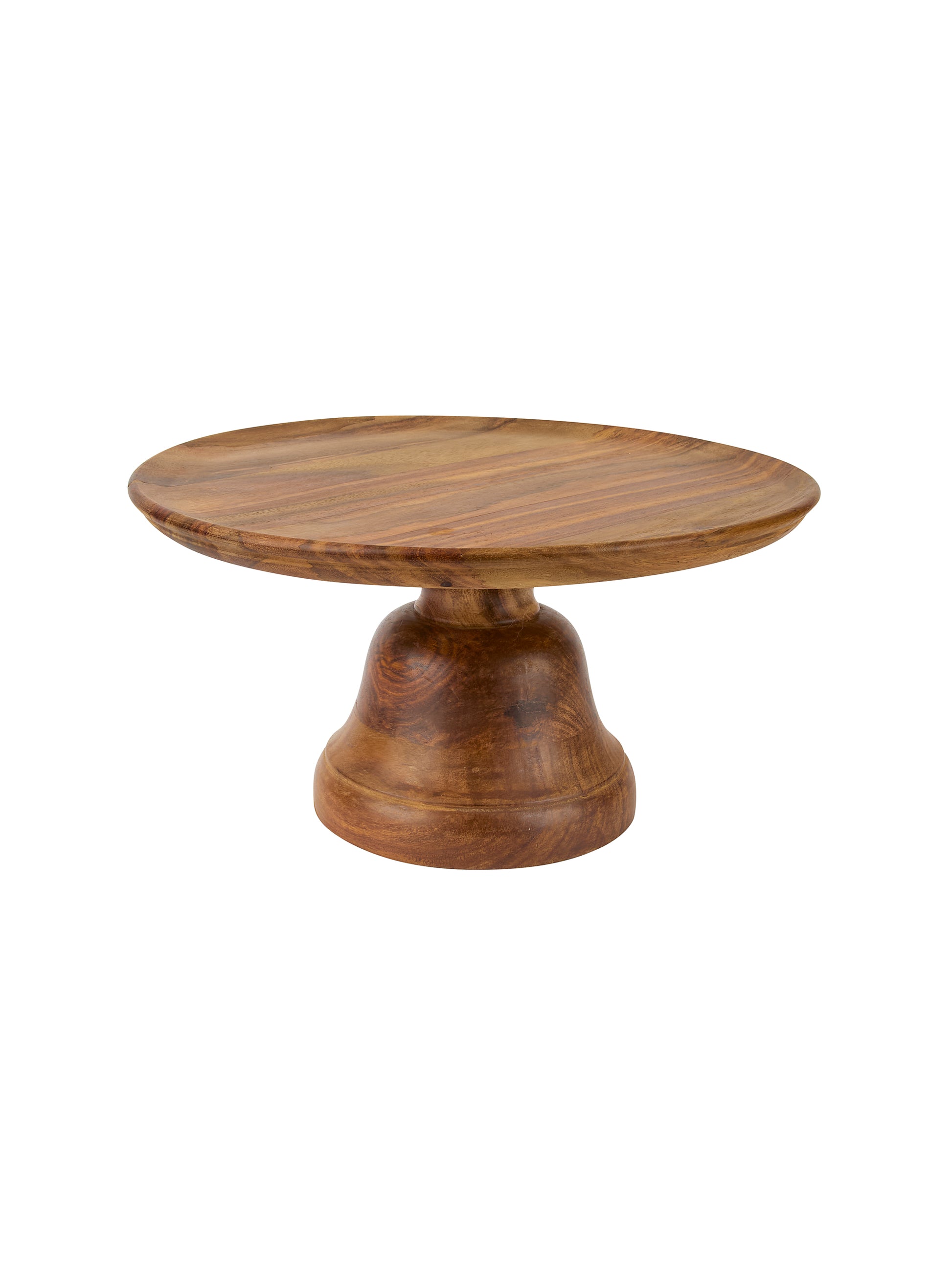 Vintage Wood Pedestal Cake Stand Weston Table