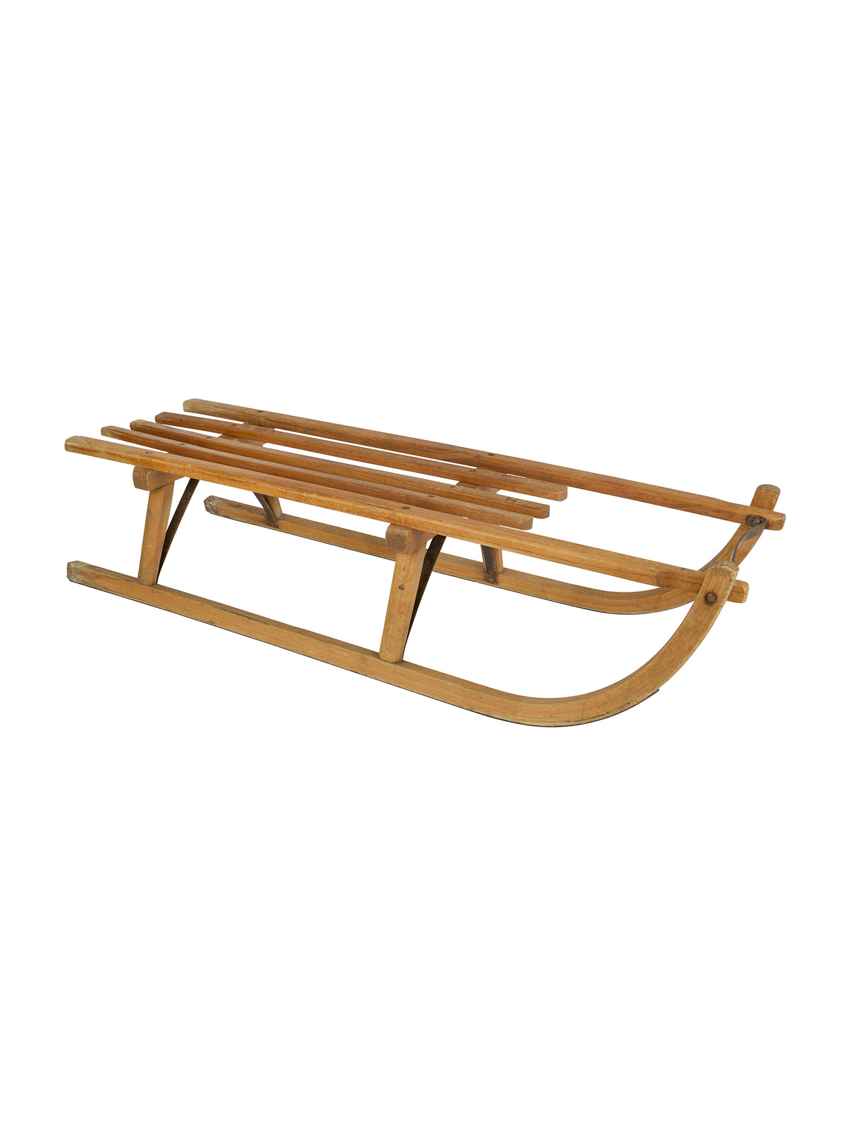 Vintage Wood Sled Six Weston Table
