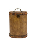 Vintage Wood Wine Bottle Carrier Weston Table