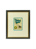 Vintage Yale Fight Song Silk Wall Hanging Weston Table