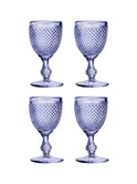 Violet Bicos Alfazema White Wine Goblets Set of Four Weston Table