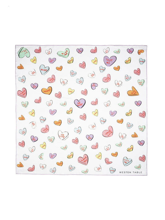 Conversation Hearts Scarf Weston Table