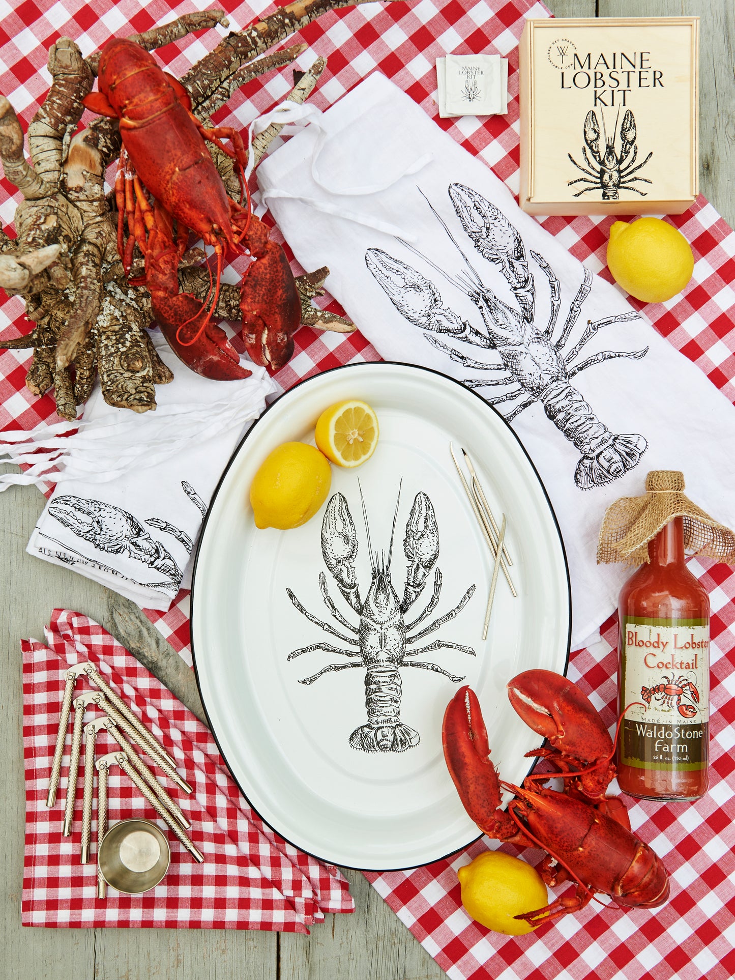 Get Crackin' Lobster Gift Set Weston Table