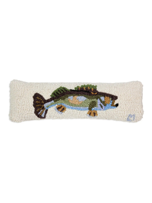 Walleye Hooked Wool Pillow Weston Table