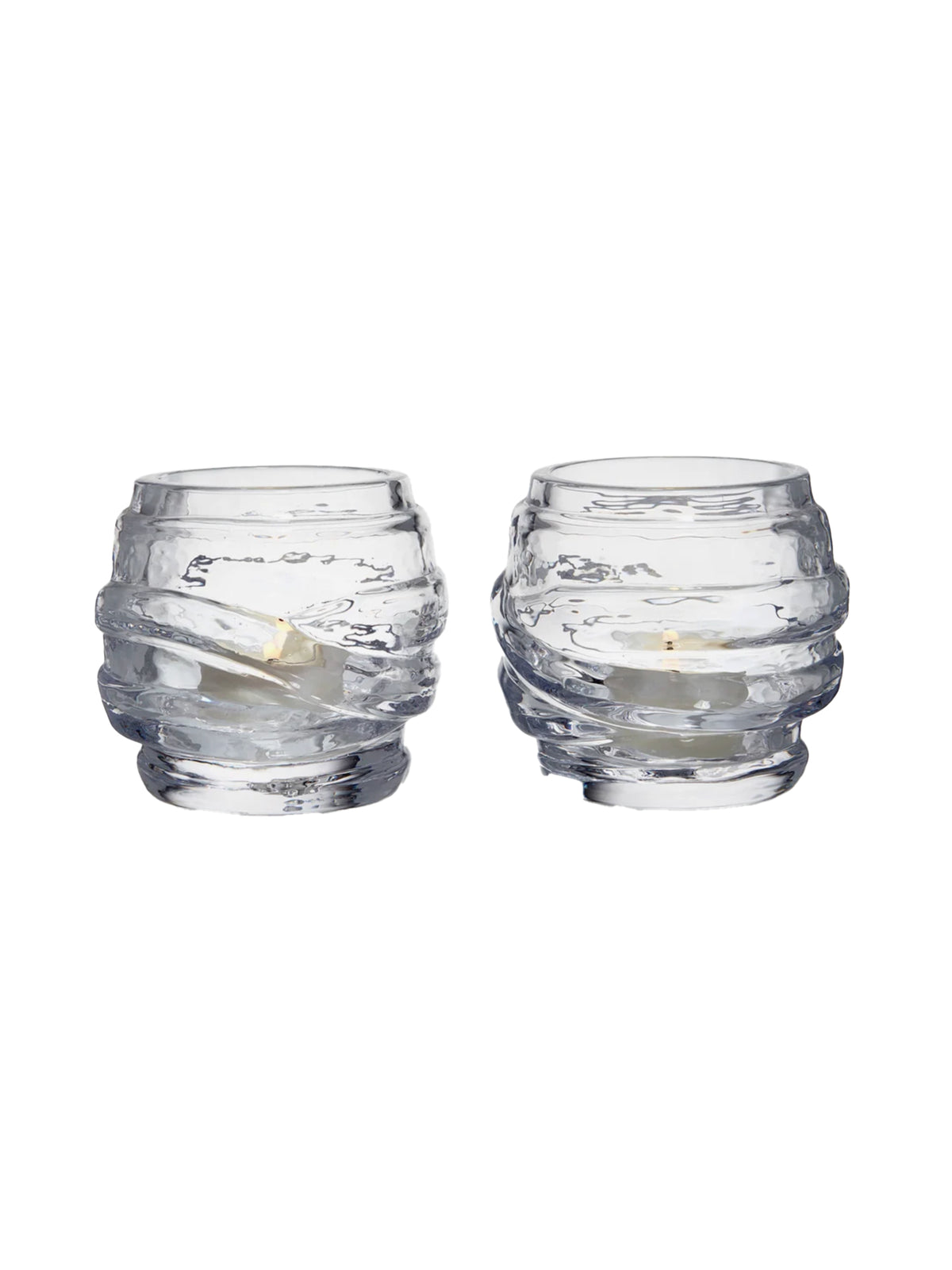 Simon Pearce Waterbury Tealight Set in Gift Box Weston Table