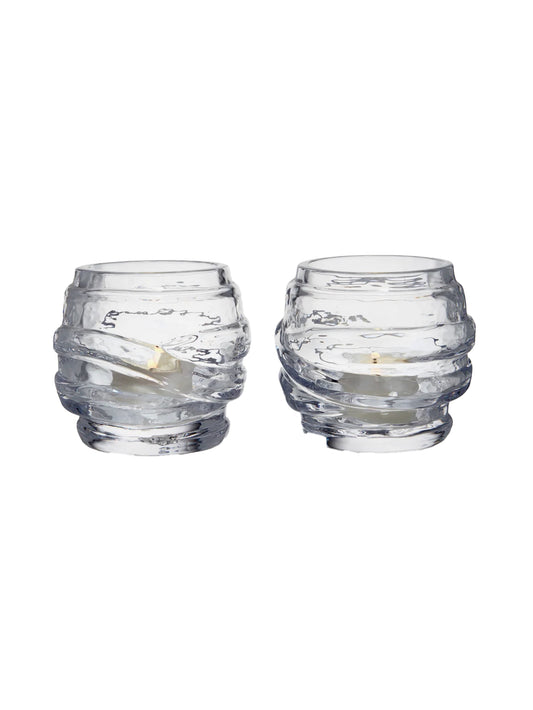 Simon Pearce Waterbury Tealight Set in Gift Box Weston Table
