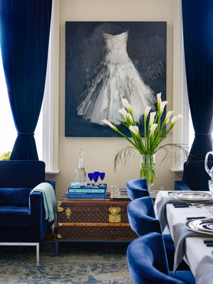  White Dress No Entry Painting Weston Table 