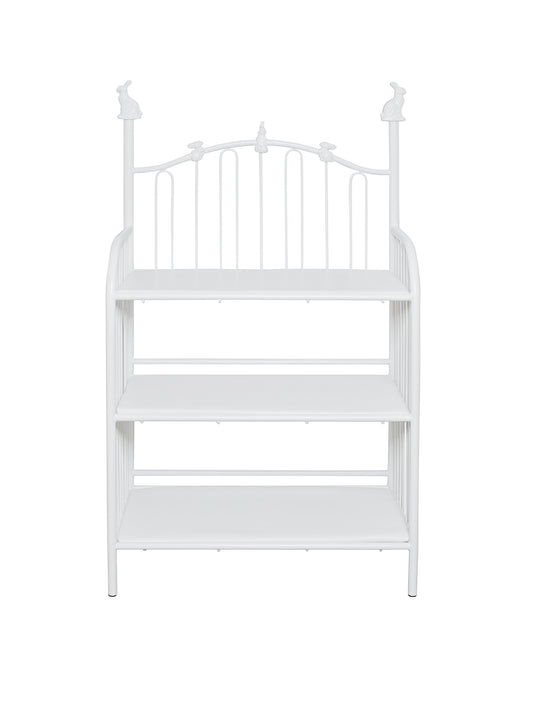 White Iron Bunny Changing Table Weston Table
