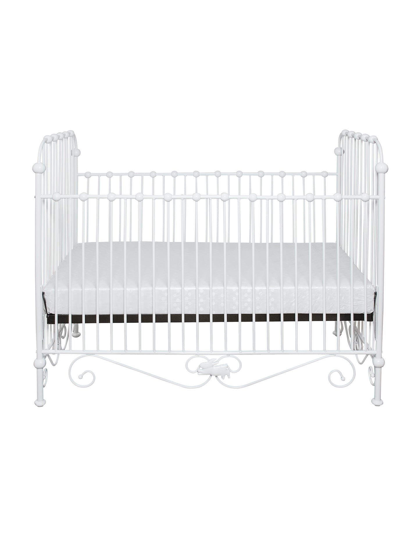 White Iron Bunny Crib Weston Table