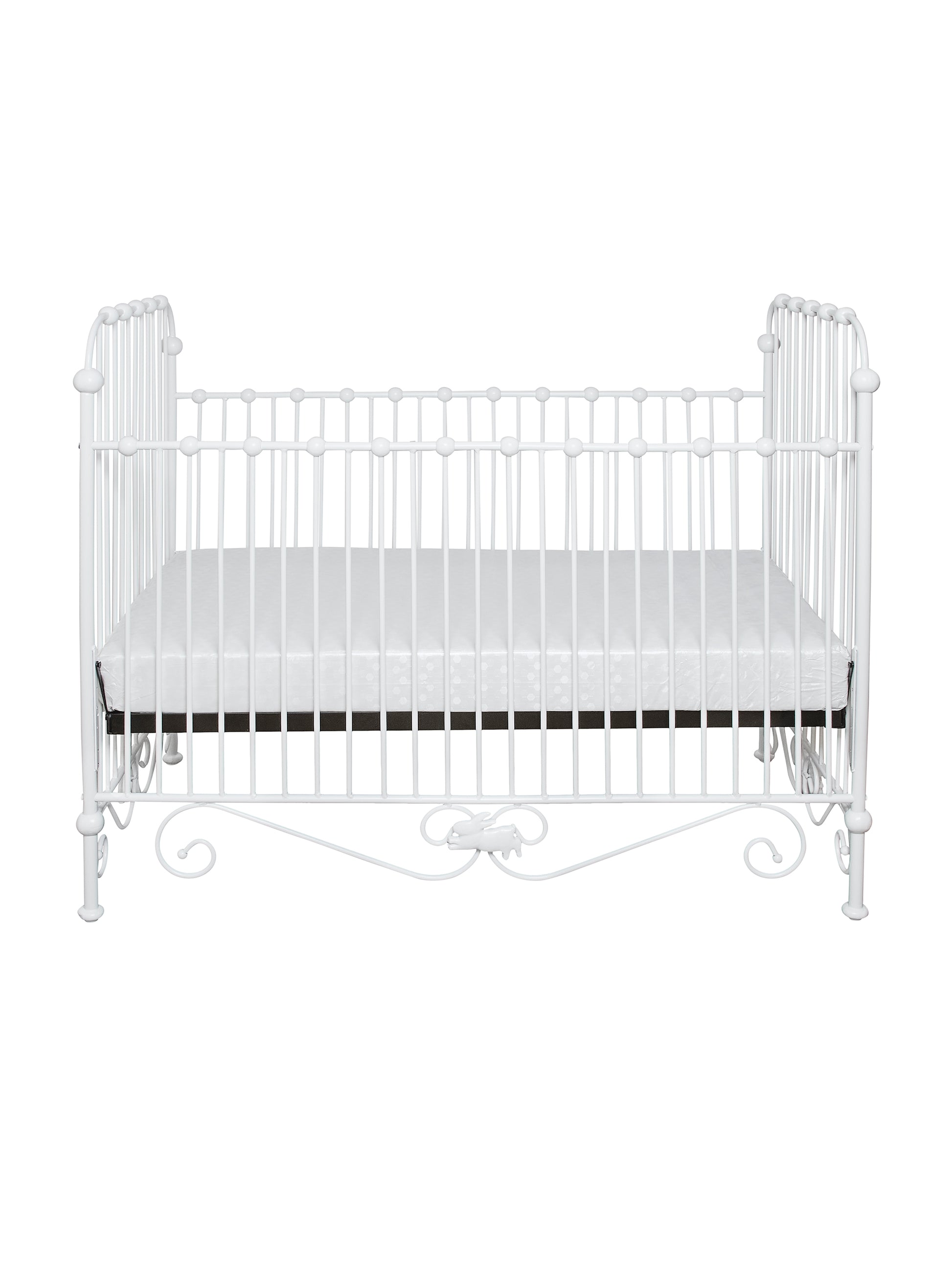 White Iron Bunny Crib Weston Table