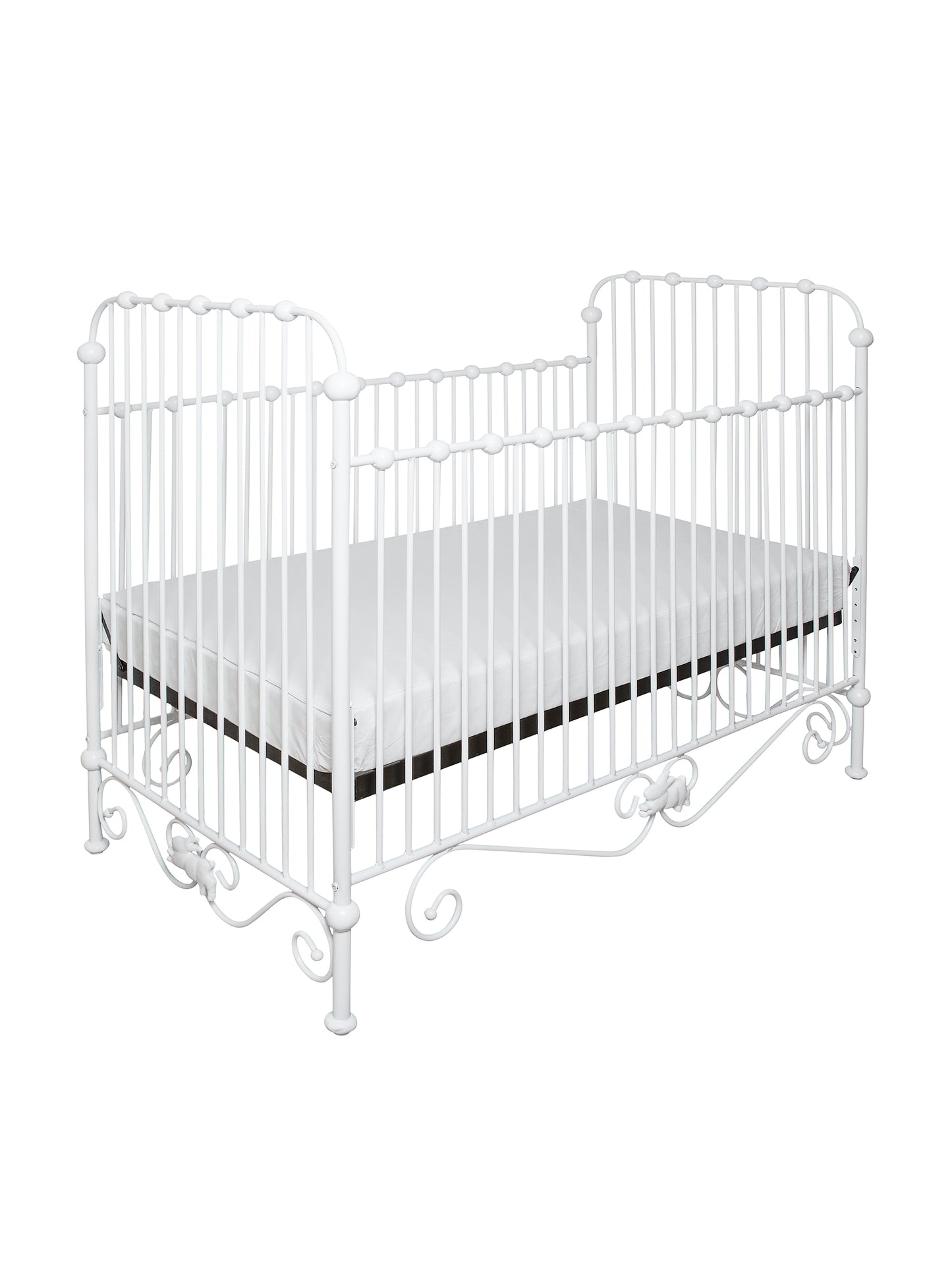 White Iron Bunny Crib Weston Table