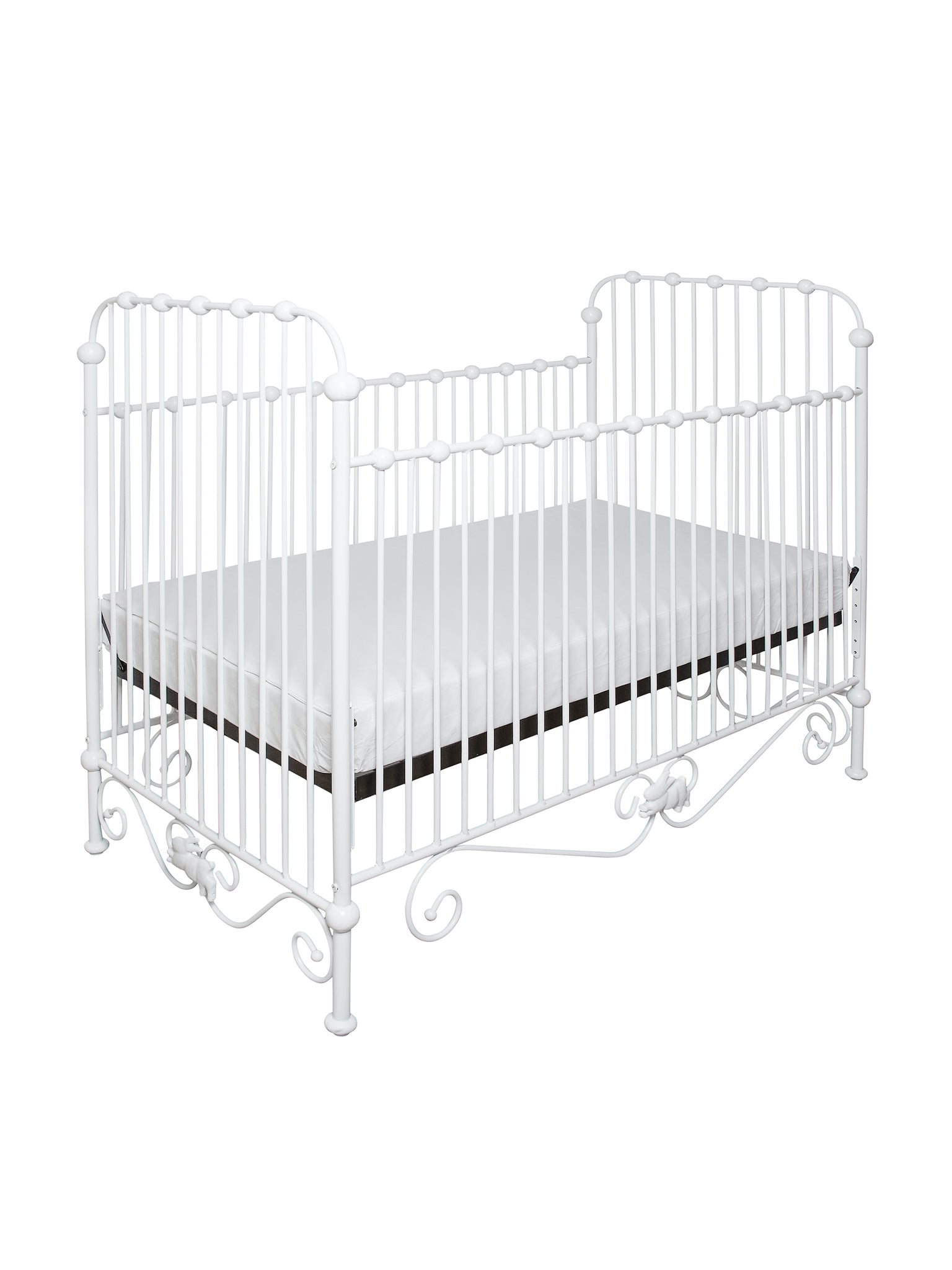 White Iron Bunny Crib Weston Table