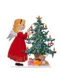 Wilhelm Schweizer Pewter Angel Decorating Tree Weston Table