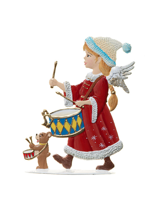 Wilhelm Schweizer Pewter Angel with a Heavenly Beat Weston Table