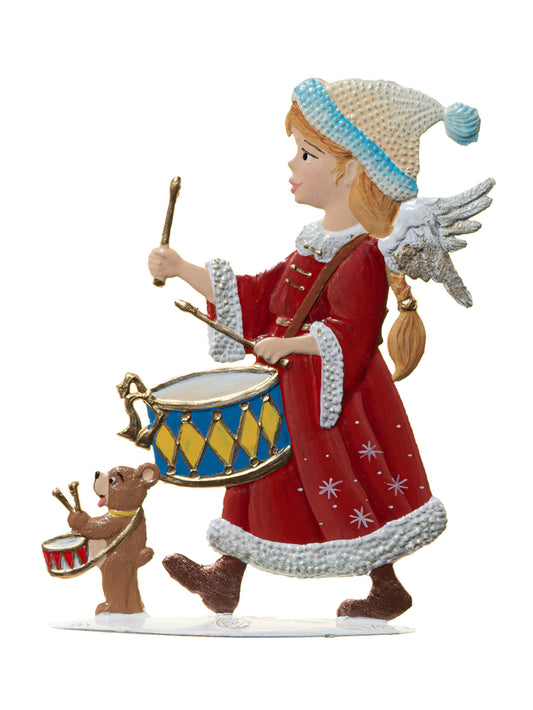 Wilhelm Schweizer Pewter Angel with a Heavenly Beat Weston Table