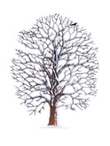 Wilhelm Schweizer Pewter Bare Winter Tree Large Weston Table