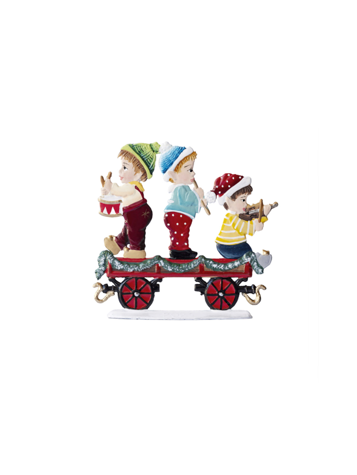 Wilhelm Schweizer Pewter Christmas Train Car Elf Band Weston Table