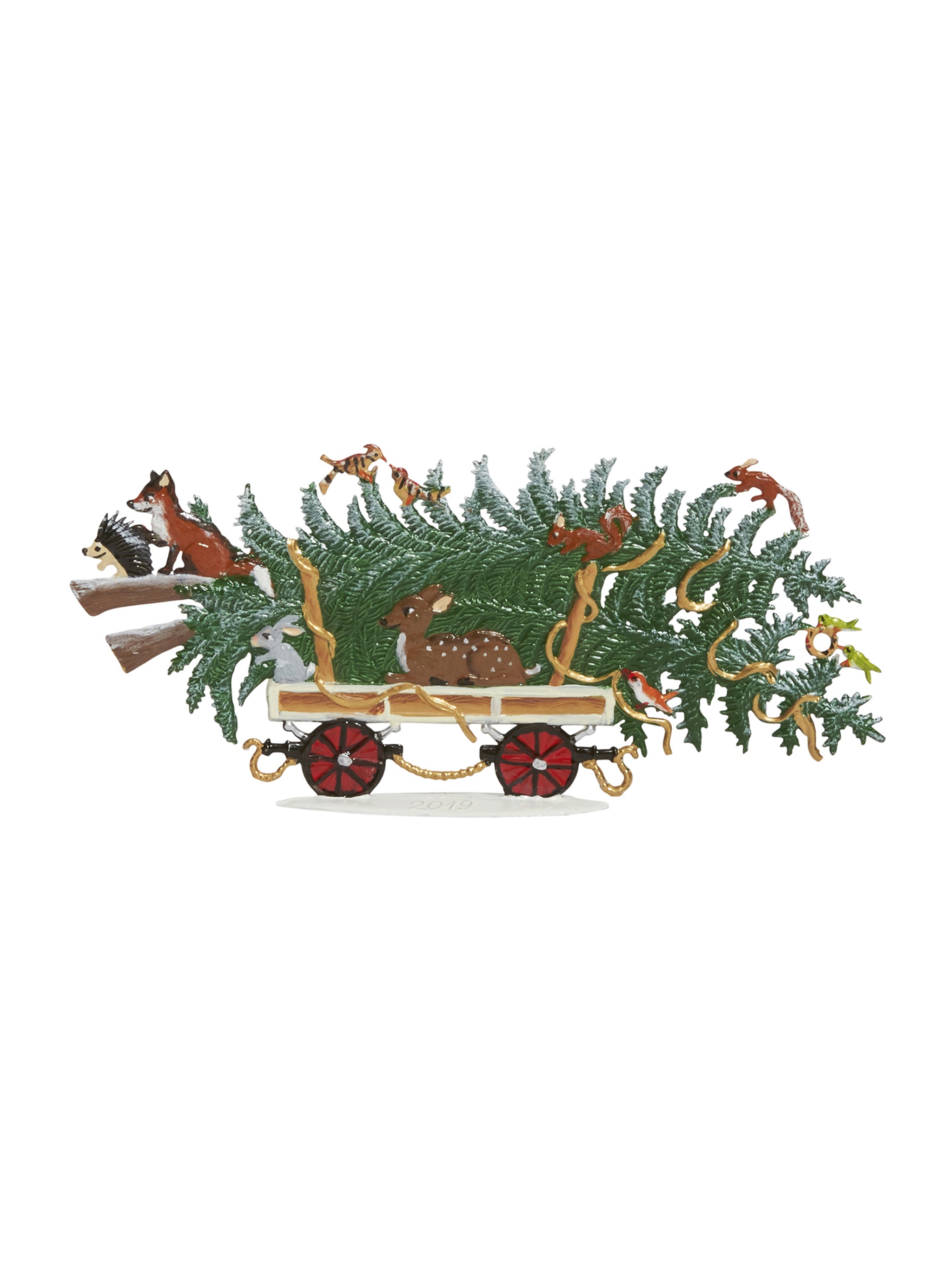 Wilhelm Schweizer Pewter Christmas Train | Christmas Ornaments