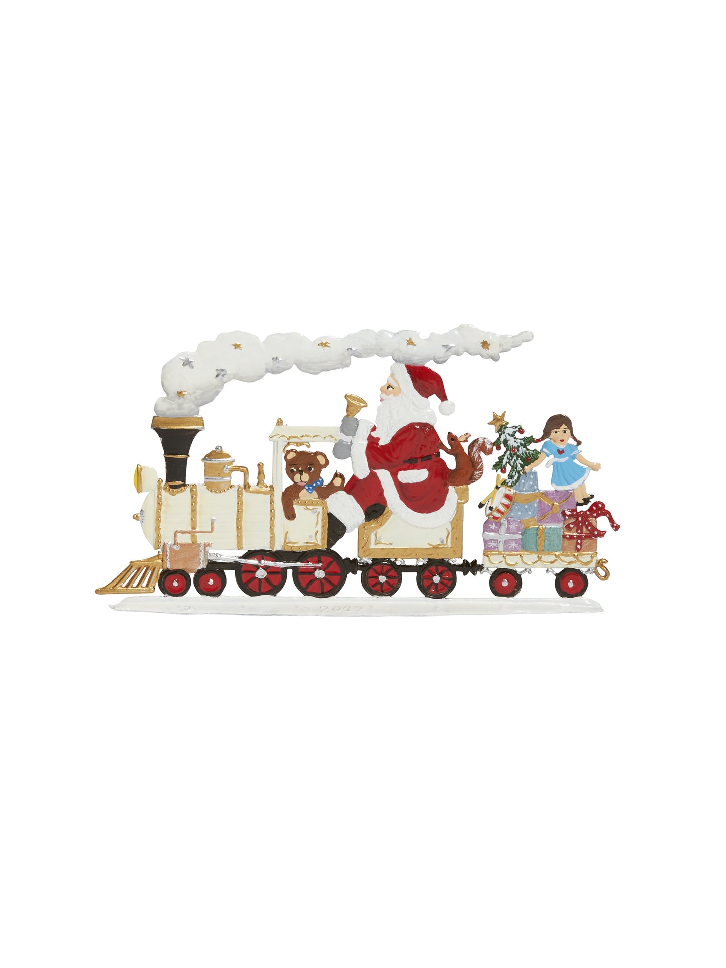 Wilhelm Schweizer Pewter Christmas Train Christmas Express Weston Table