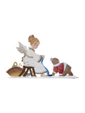 Wilhelm Schweizer Pewter Cub's New Sweater Angel Weston Table 