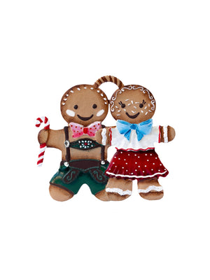  Wilhelm Schweizer Pewter Gingerbread Couple Ornament Weston Table 