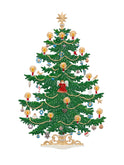Wilhelm Schweizer Pewter Mid-Sized Decorated Tree Weston Table