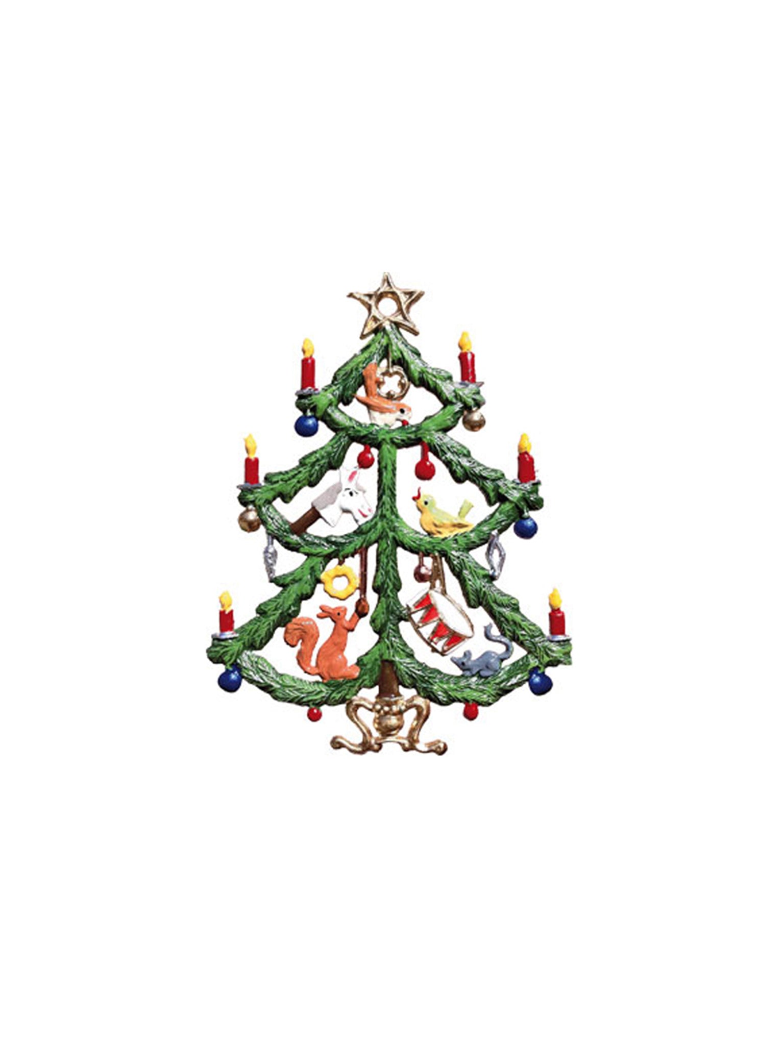 Wilhelm Schweizer Pewter Tree with Toys Ornament