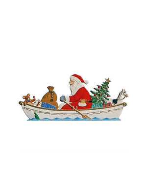  Wilhelm Schweizer Pewter Rowing Santa Weston Table 