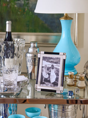  William Yeoward Crystal Classic Black Photo Frame Weston Table 