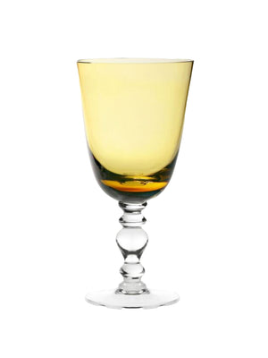  William Yeoward Crystal Amber Fanny Goblet Weston Table 