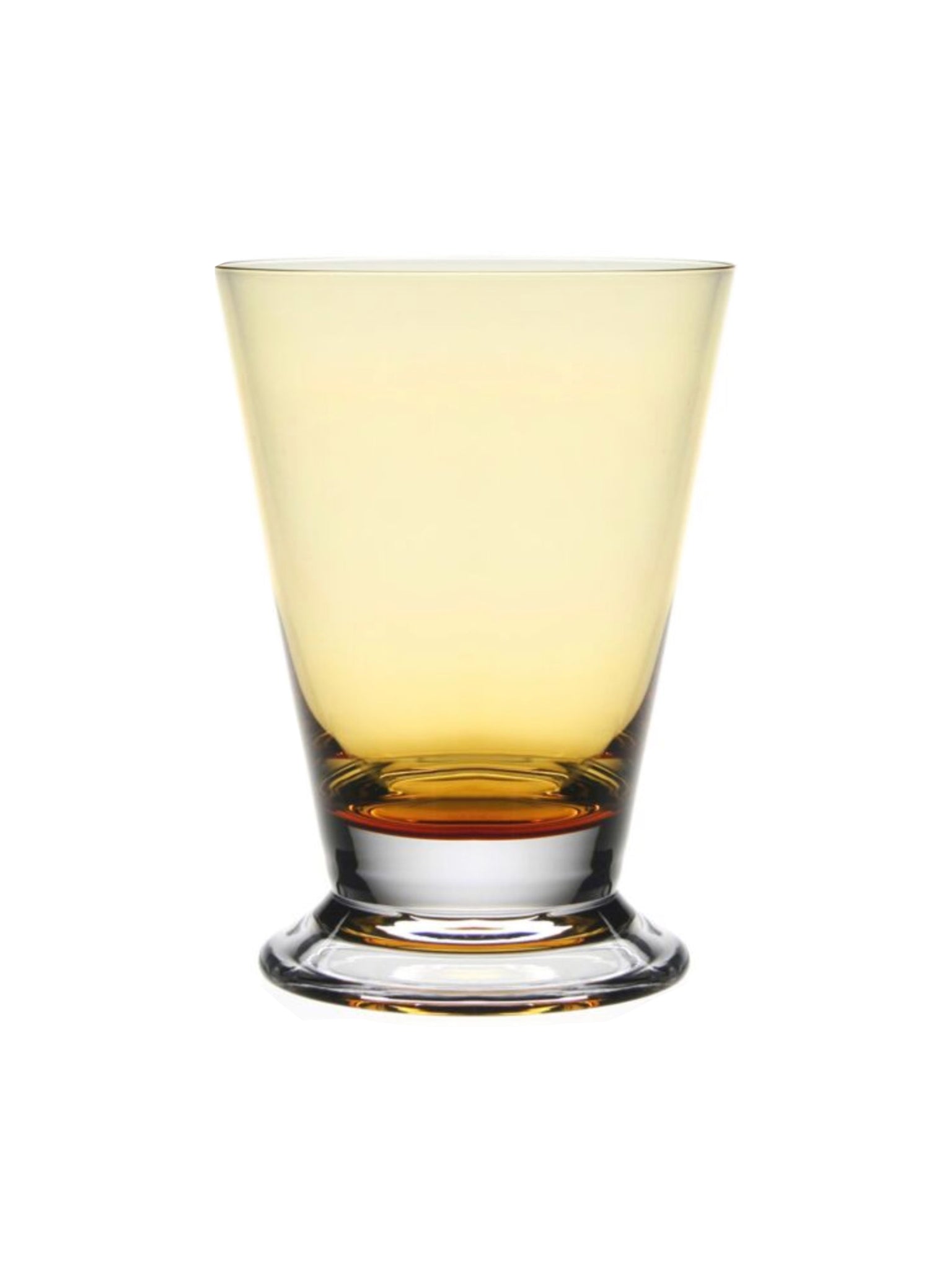 William Yeoward Crystal Amber Fanny Tumbler Weston Table