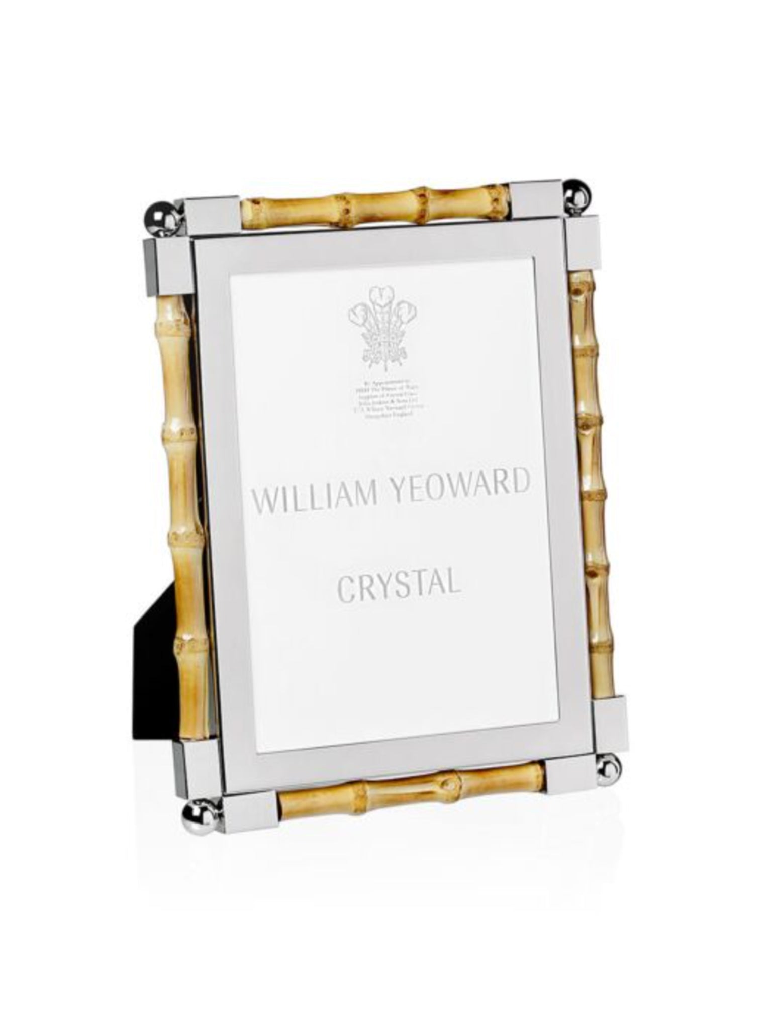 William Yeoward Crystal Classic Bamboo Photo Frame 5 x 7 Weston Table