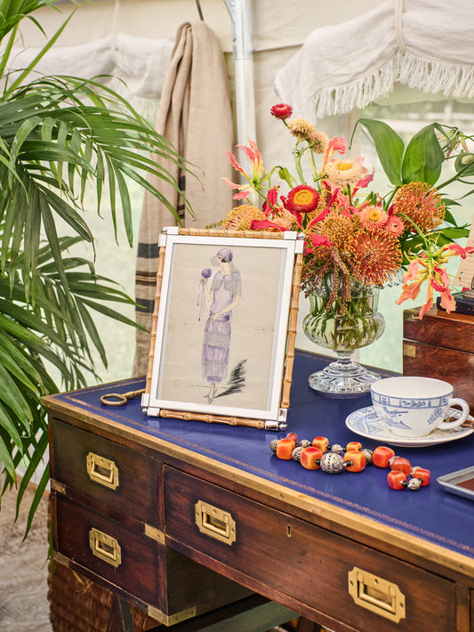 William Yeoward Crystal Classic Bamboo Photo Frame Weston Table
