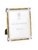 William Yeoward Crystal Classic Bamboo Photo Frame 8 x 10 Weston Table