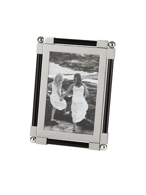  William Yeoward Crystal Classic Black Photo Frame Weston Table 