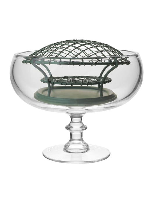 William Yeoward Crystal Classic Footed Rose Bowl & Wire Weston Table