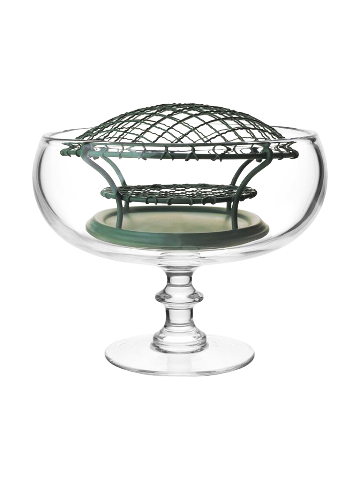 William Yeoward Crystal Classic Footed Rose Bowl & Wire Weston Table