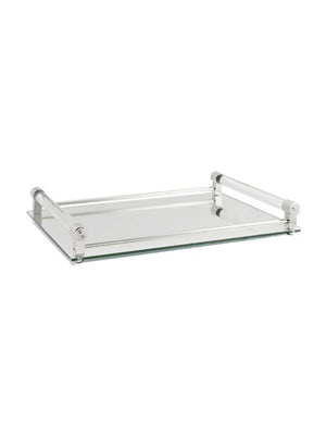  William Yeoward Crystal Coco Large Mirrored Bar Tray Weston Table 