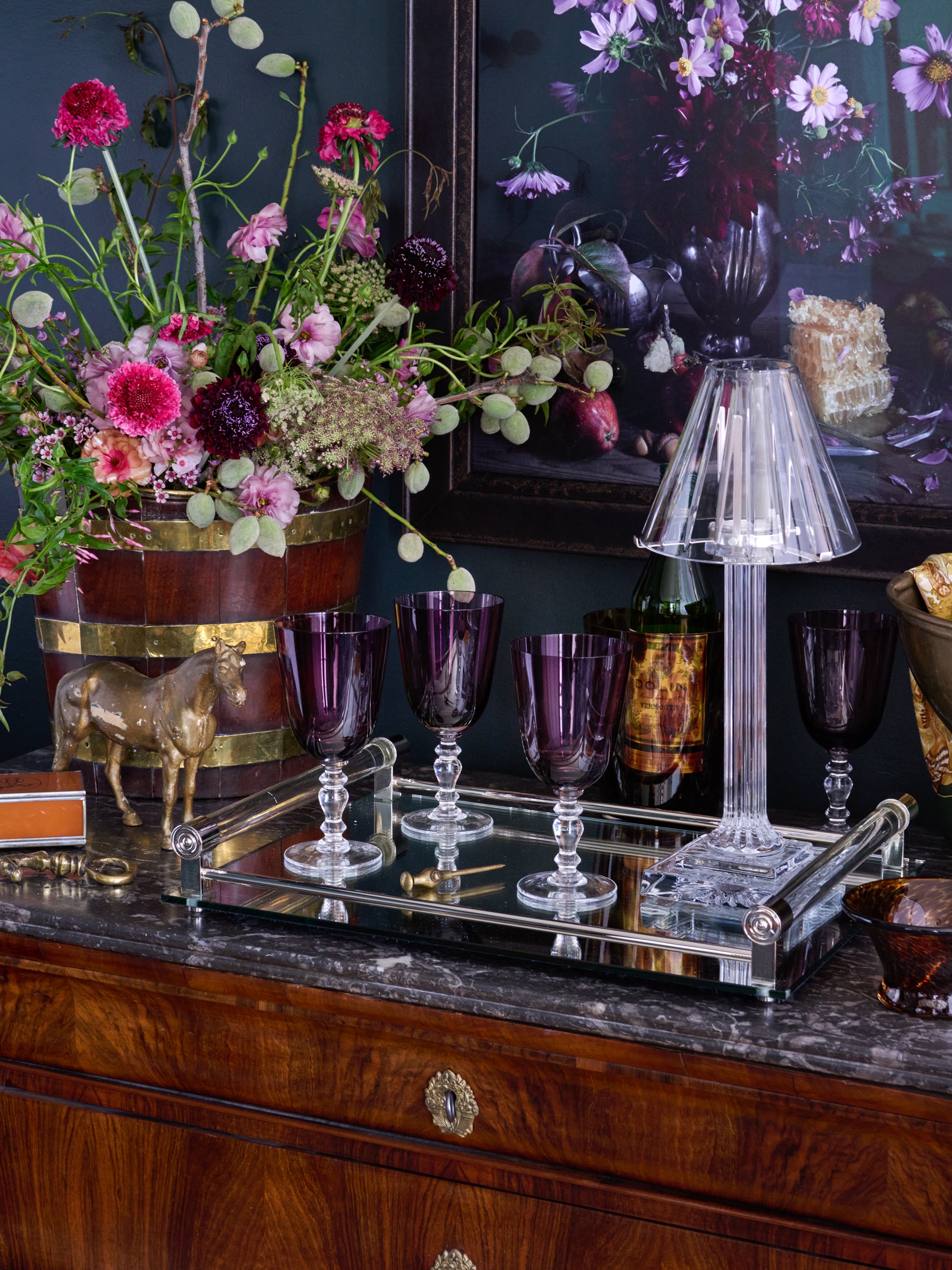William Yeoward Crystal Fanny Amethyst Goblet Weston Table