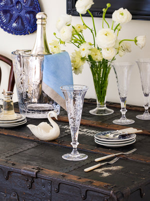  William Yeoward Crystal Fern Champagne Flute Weston Table 