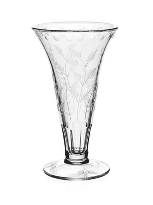  William Yeoward Crystal Fern Footed Vase 8" Weston Table 