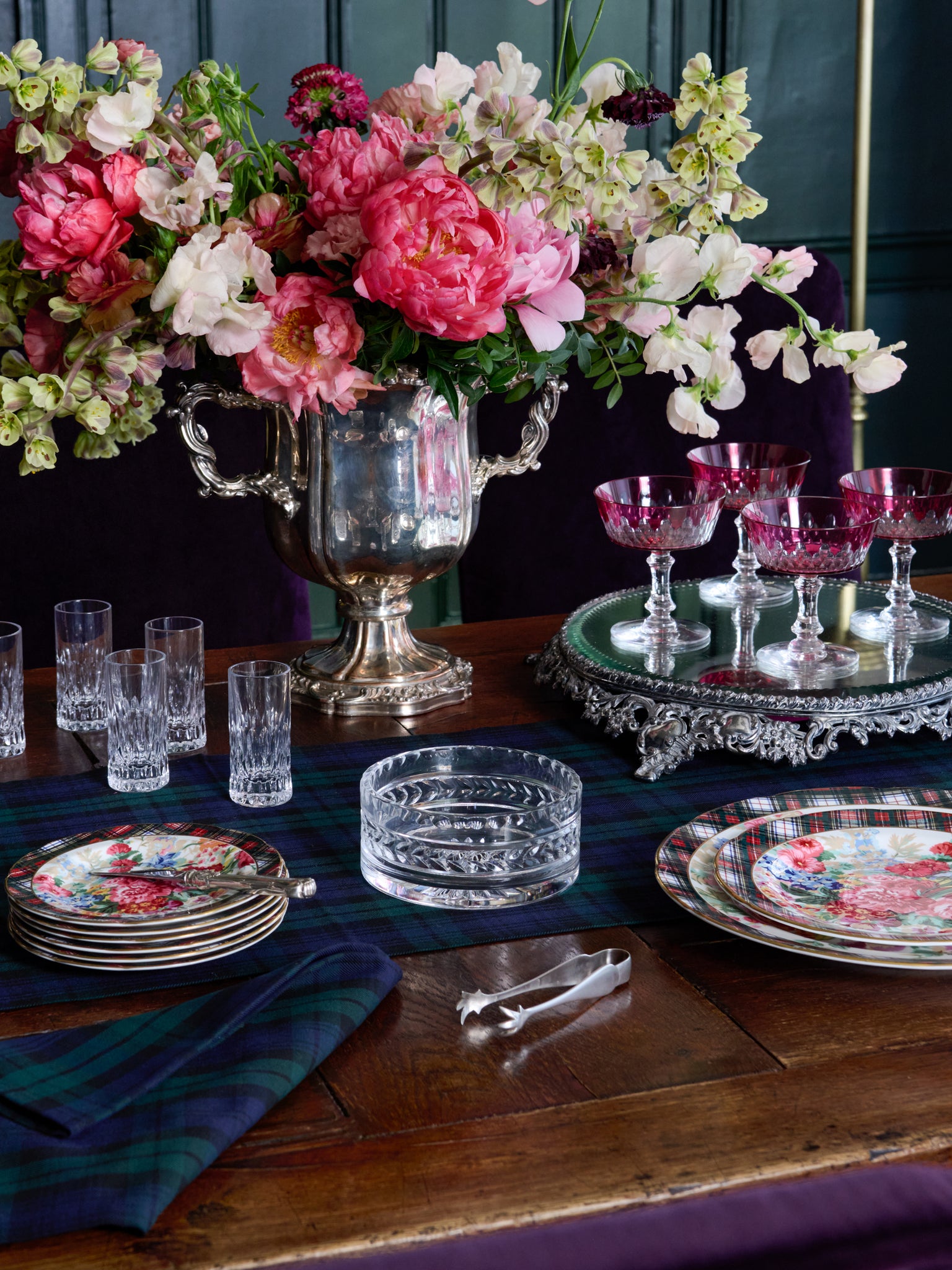 William Yeoward Crystal Georgia Bottle Stand Weston Table