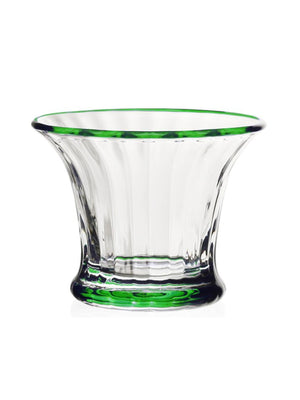  William Yeoward Crystal Green Sienna Dessert Dish Weston Table 