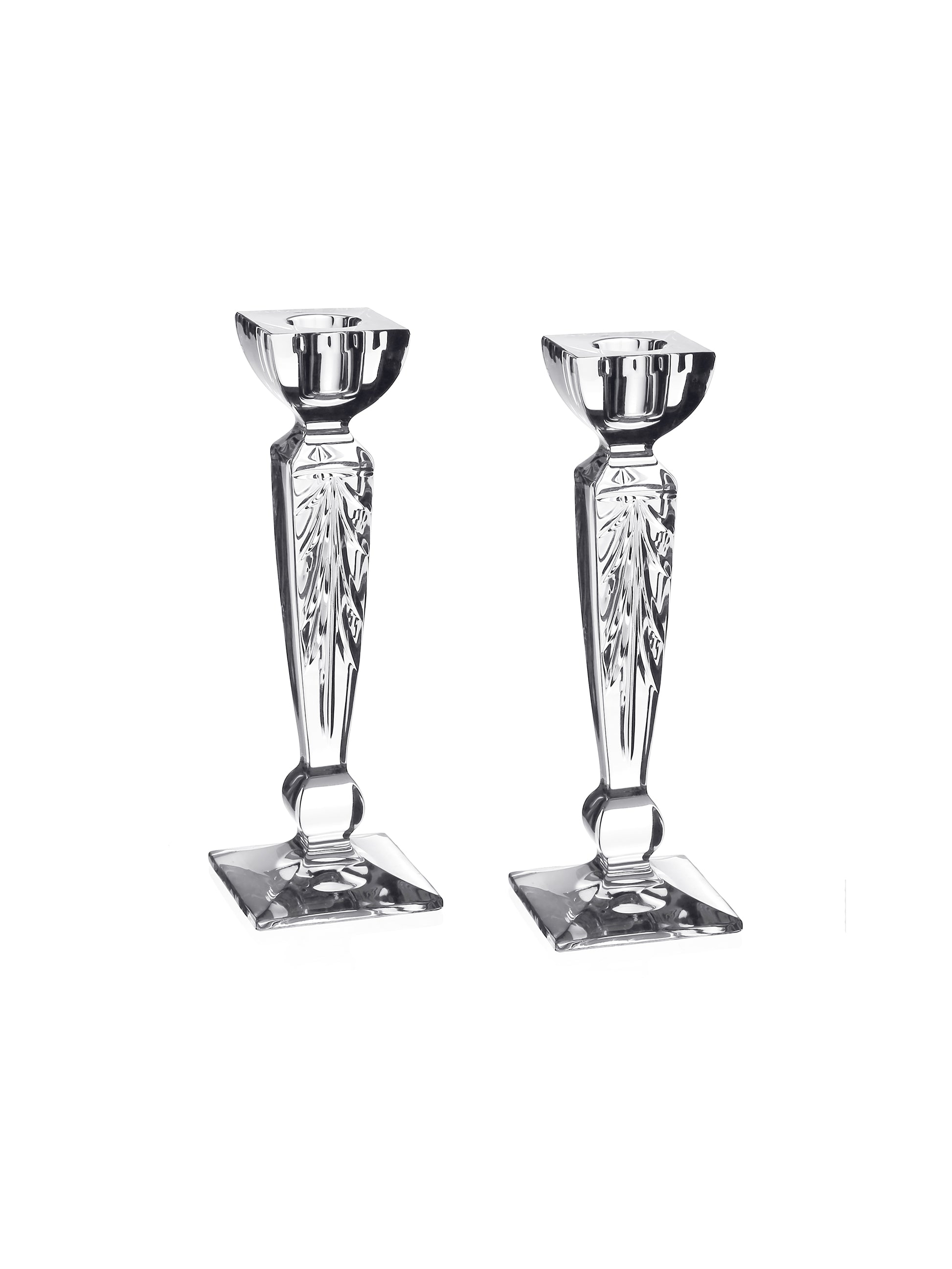 William Yeoward Crystal Iris Candlesticks Weston Table