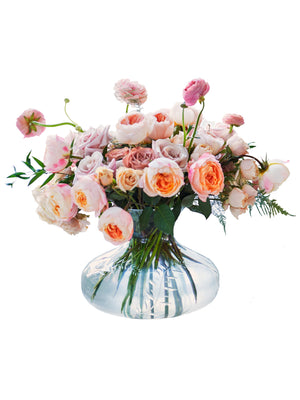  William Yeoward Crystal Jasmine Flower Center Vase Weston Table 