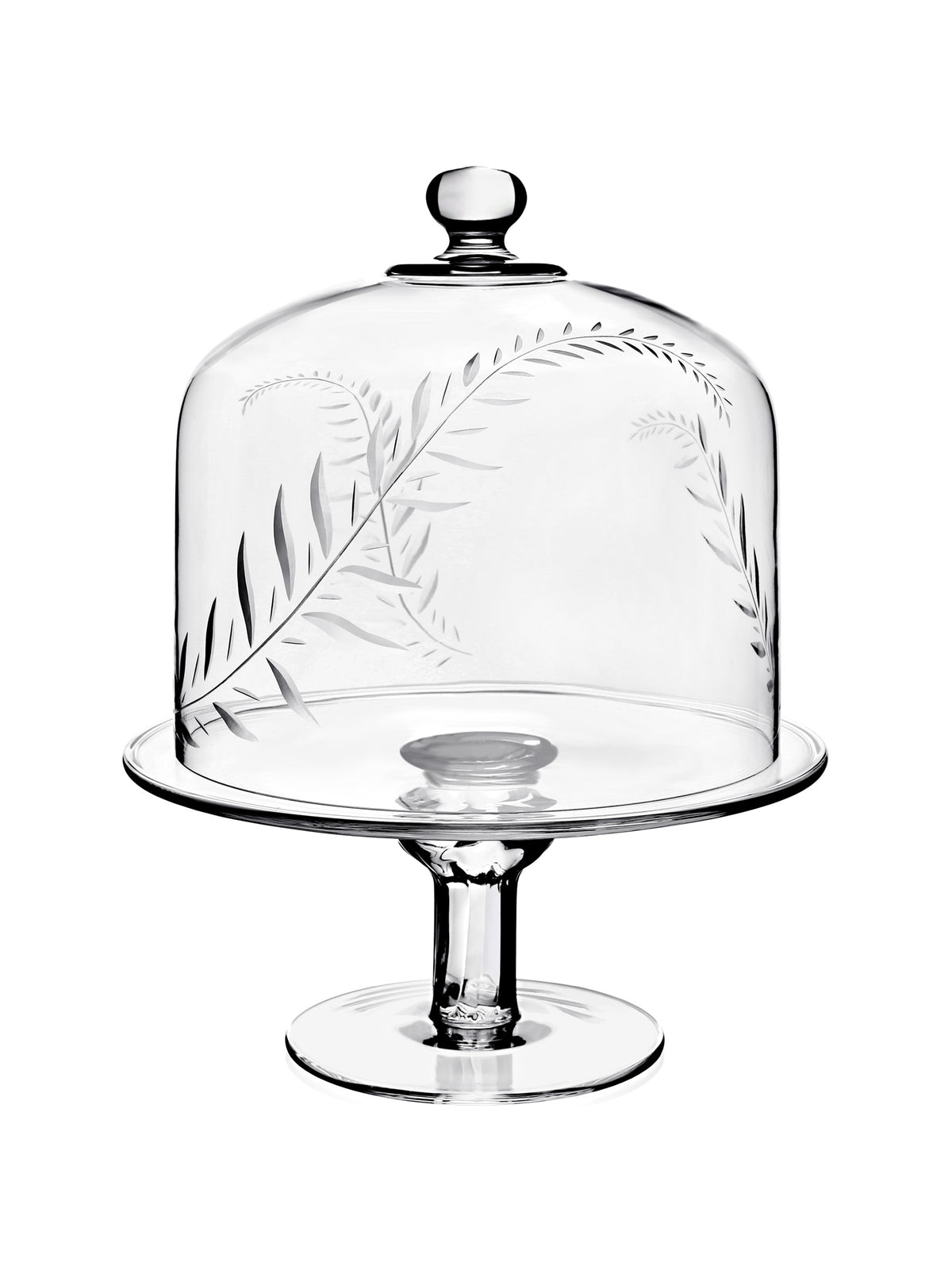 William Yeoward Crystal Jasmine Tall Cake Dome and Stand Weston Table SP