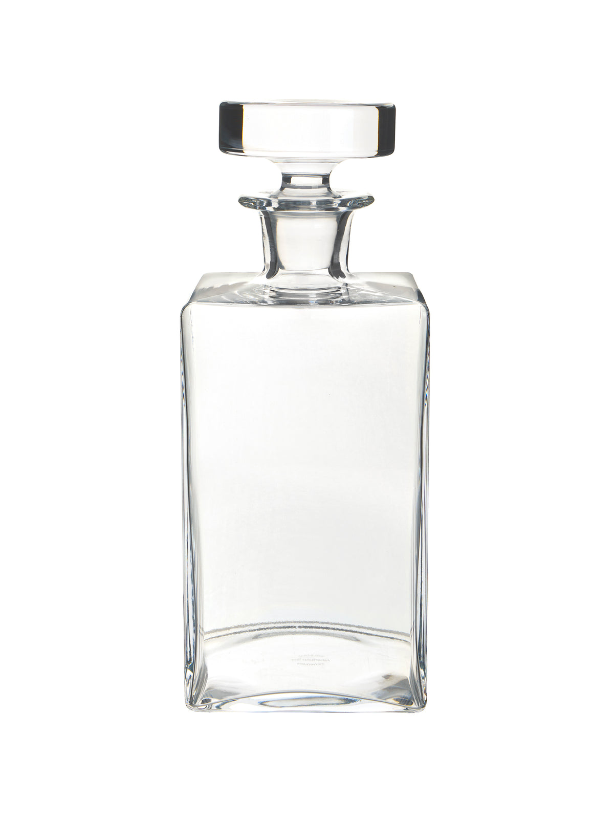 William Yeoward Crystal Lillian Square Decanter Weston Table
